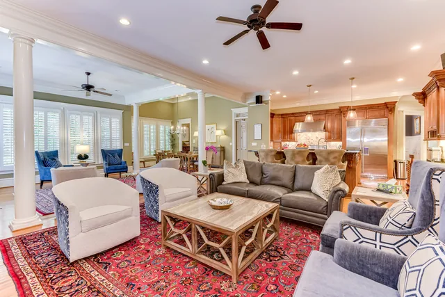 Furnished living room